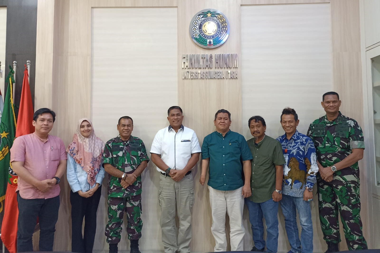 Kunjungan Audensi Oditurat Militer I-02 Medan Di Fakultas Hukum USU